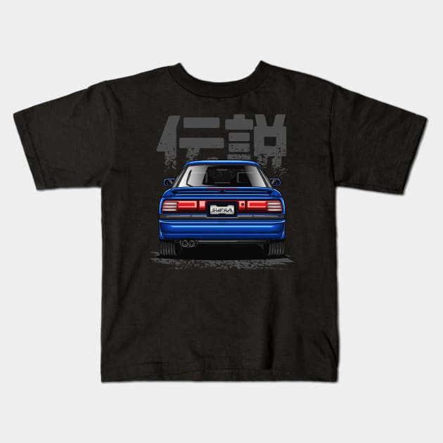 JDM Legend Supra MK-3 (Midnight Blue) Kids T-Shirt by Jiooji Project